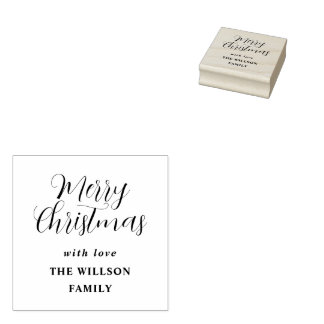 Matig goudschrift Eucalyptus botanische kerst Rubberstempel