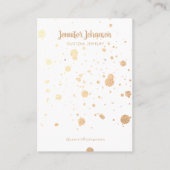 Matig goudvlekbeitje verdient wit visitekaartje (Voorkant)