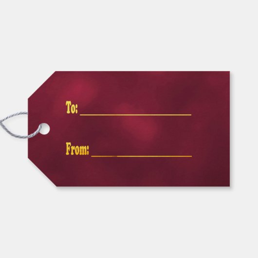 Matig grappig kerstgouden rendierentuin cadeaulabel (Achterkant Horizontaal)