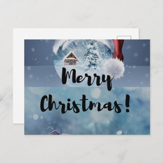 Matig grappige kerstrender feestdagenkaart (Voorkant / Achterkant)