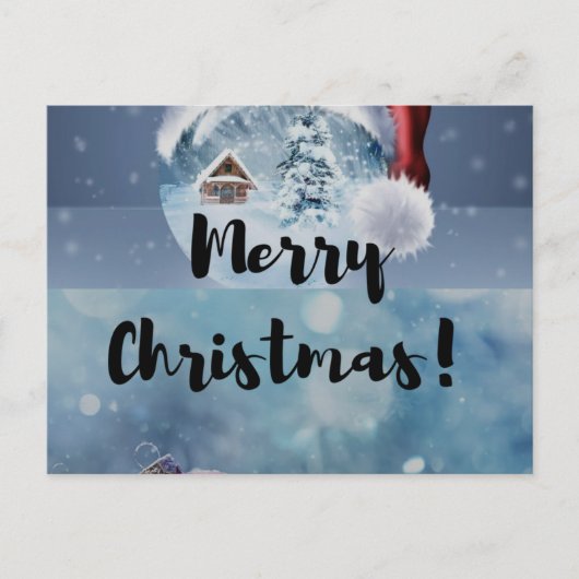 Matig grappige kerstrender feestdagenkaart (Voorkant)