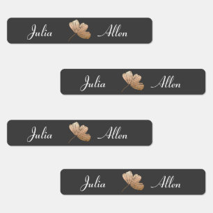 Matig grijs en wit draaiend ijzer voor kleding labels