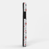 Matig grijs groen monogram Case-Mate iPhone case (Achterkant/rechts)