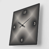 Matig grijs vierkante klok (Hoek)