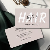 Matig haar stylist tan visitekaartje