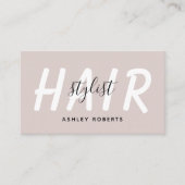 Matig haar stylist tan visitekaartje (Voorkant)