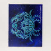 Matig horoscoopastrologie Ziektekens voor kanker, Legpuzzel (Verticaal)