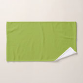 Matig kalkgroen (vaste kleur) geel- groen bad handdoek (Handdoek)