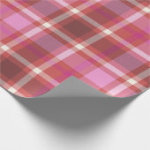  Matig kerstcadeautje met Tartan Gift Wrap Cadeaupapier (Hoek)
