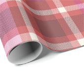  Matig kerstcadeautje met Tartan Gift Wrap Cadeaupapier (Rol Hoek)