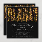 Matig kerstfeest met twindeerlicht Gold Kaart (Voorkant / Achterkant)