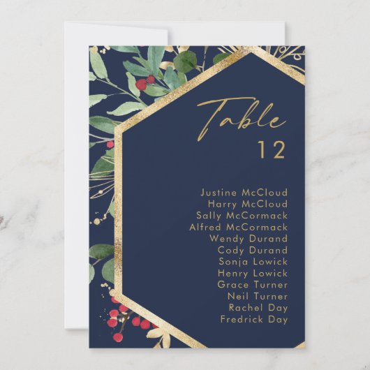 Matig kerstgrijze marinetabel (Voorkant)