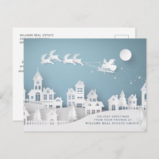 Matig kerstkerstkerstkerstkerstkerstkerstkerstkers briefkaart (Voorkant / Achterkant)