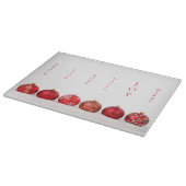 Matig kerstknipbord blij snijplank (Hoek)