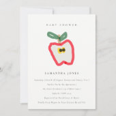 Matig Kinder met de hand getrokken Baby shower van Kaart (Voorkant)