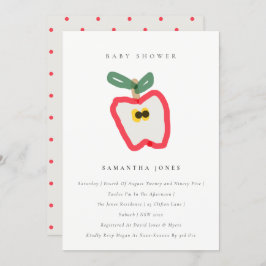 Matig Kinder met de hand getrokken Baby shower van Kaart