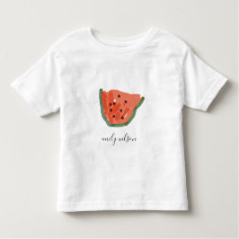 Matig Kinder met de hand getrokken rood-groene wat Shirts
