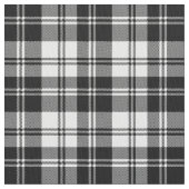 Matig klassiek tartan, zwart wit stof (Close Up)