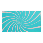 Matig, kleurrijke geometrische blauwe roze chic kussensloop (Achterkant)