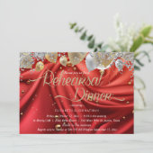 Matig koninklijk rood met minimale repetitie kaart (Staand voorkant)