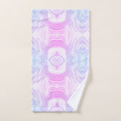 Matig kookstel roze paarse marmer bad handdoek (Handdoek)