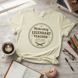 Matig Legendarische Leraar — Grappige Leraar T-shirt