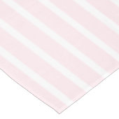 Matig lichtroze strepen patroon schattige kiek tafelkleed (Gekanteld)