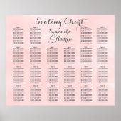 Matig lichtroze waterverf tabel 2 poster (Voorkant)