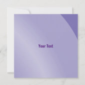 Matig Lila Modern Shaded Qr-code Kaart (Voorkant)