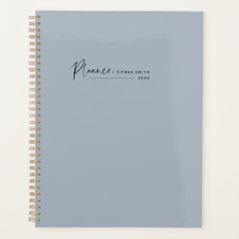 Matig Manuscript Stusty Blue Weekly Maandelijkse P Planner