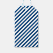 Matig marinesblauw-heart-meiseminescript cadeaulabel (Achterkant)