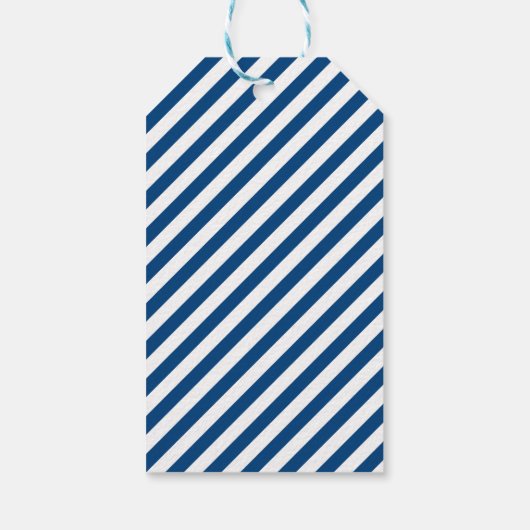 Matig marinesblauw-heart-meiseminescript cadeaulabel (Achterkant)