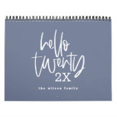 Matig markerpenscript kalender (Hoes)