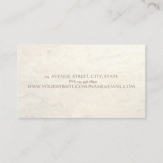 Matig meisje grappig, vogels in liefde visitekaartje (Achterkant)