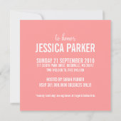 Matig-meisjesbaby Shower-uitvindingen Kaart (Achterkant)