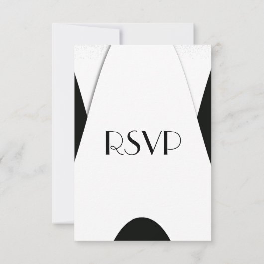 Matig menu in zwart-wit (Achterkant)