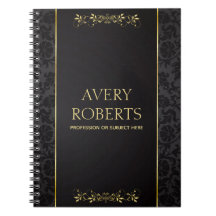 Matig metaal Elegant zwart goud