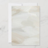 Matig minimaal kalmerend esthetisch Baby shower Kaart (Achterkant)