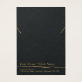 Matig minimaal ketting- of armbandbeeldscherm visitekaartje (Voorkant)