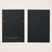 Matig minimaal ketting- of armbandbeeldscherm visitekaartje (Voorkant /achterkant)