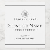 Matig minimaal logo wit toevoegen of een kleurprod wijn etiket (Enkel label)