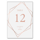 Matig, minimaal, pur, wit, rogesold (imitaat) kaart (Voorkant)