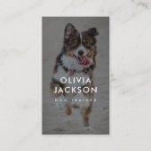 Matig minimale hondenrooster visitekaartje (Voorkant)