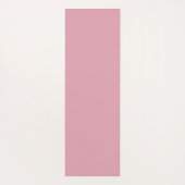 Matig monogram Naam Minimale Roze Yogamat (Achterkant)