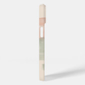 Matig monogramme vrouwelijke waterverf licht roze Case-Mate iPhone case (Achterkant / Rechts)