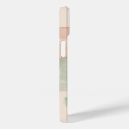 Matig monogramme vrouwelijke waterverf licht roze Case-Mate iPhone case (Achterkant / Rechts)