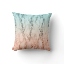 Matig ombre roze en blauwe marmer