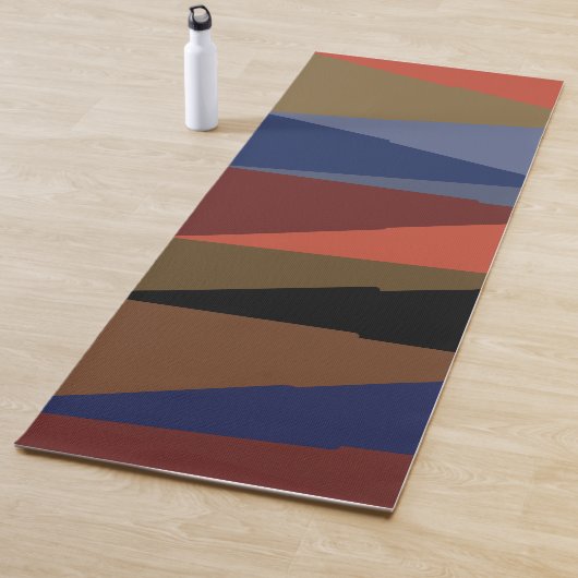 Matig oplopend asymmetrisch driehoekspatroon yogamat (In situ)