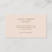 Matig opwelllicht visitekaartje (Achterkant)