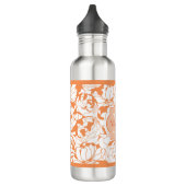 Matig Oranje bloemenmeisje met naam Waterfles (Links)